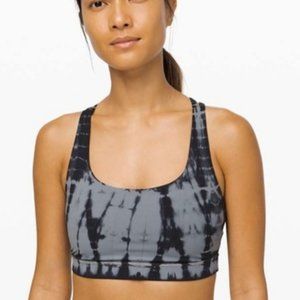 Lululemon Energy Bra Shibori Magnet Grey Black 4